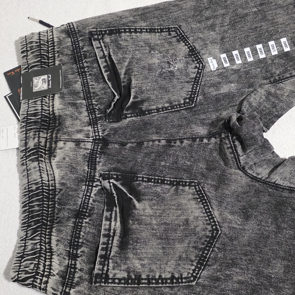 Smoke Rise Men's Charcoal Joggers - Picture 6 of 16